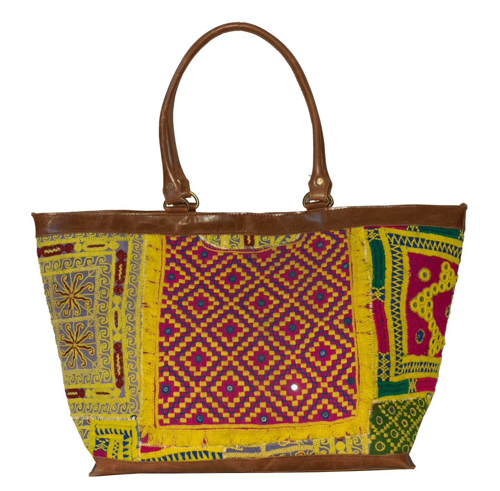 Vintage Afghani Textile Tote
