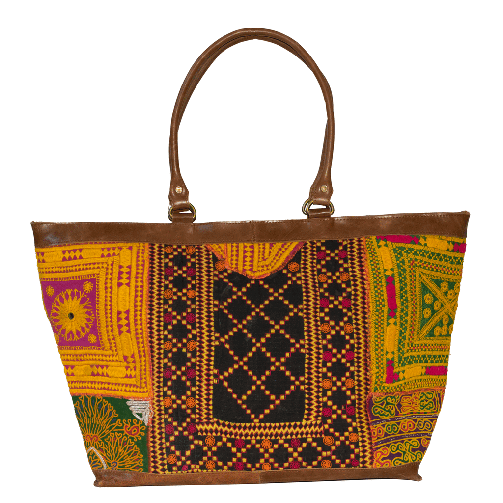 Vintage Afghani Textile Tote