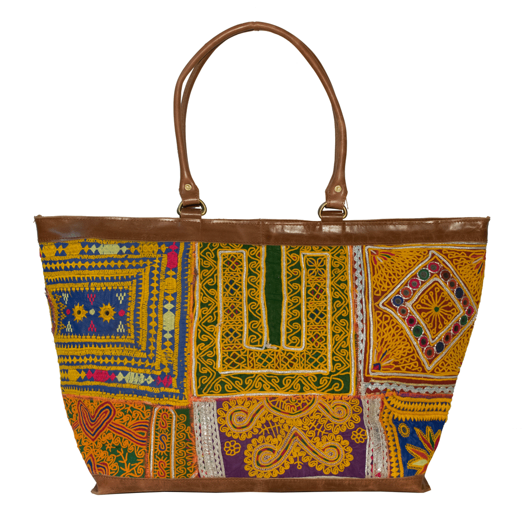 Vintage Afghani Textile Tote