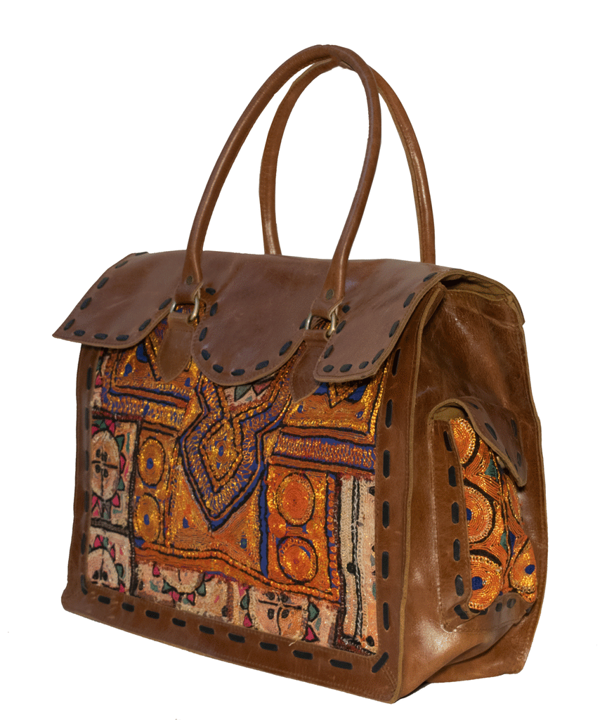 Vintage Afghani Textile Tote