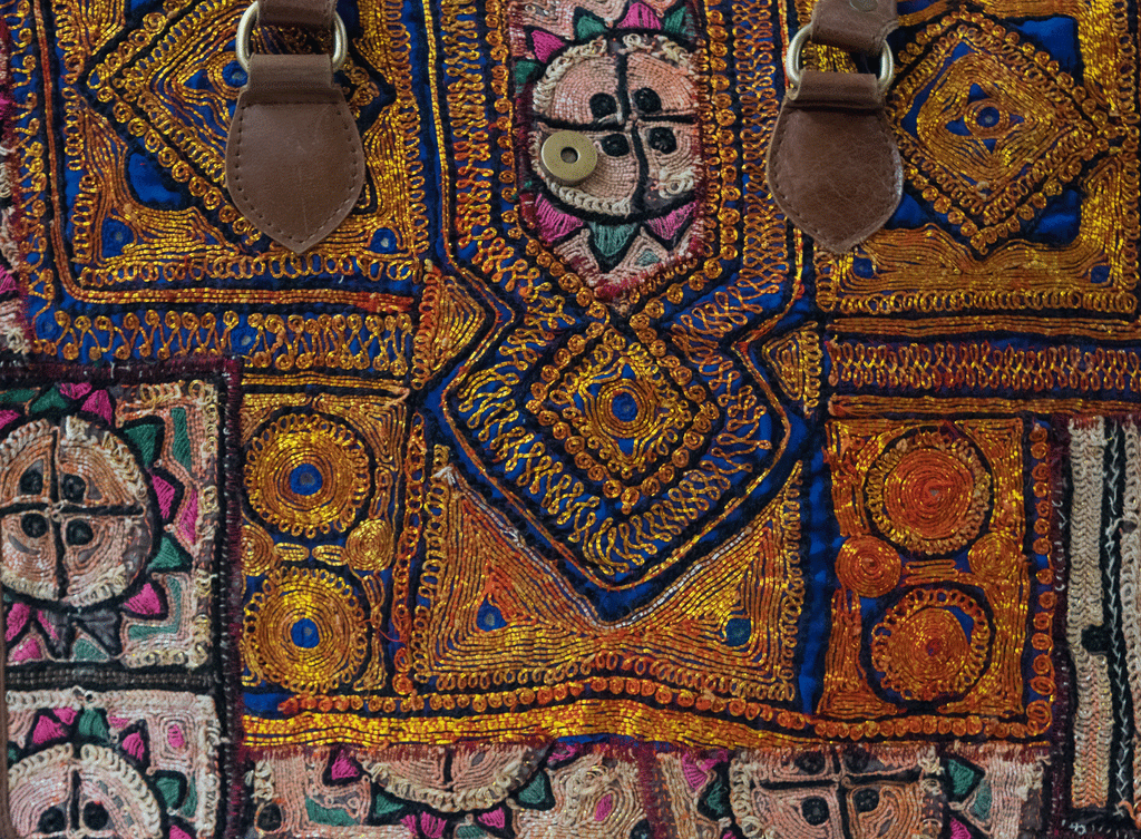 Vintage Afghani Textile Tote
