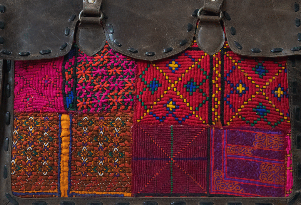 Vintage Afghani Textile Tote
