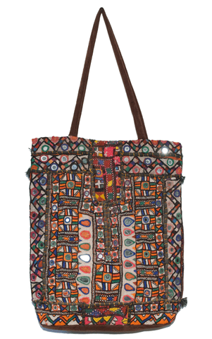 Vintage Afghani Textile Tote