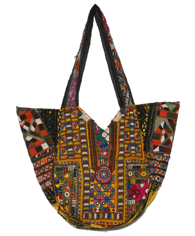 Vintage Afghani Textile Tote