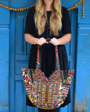 Vintage Afghani Textile Tote