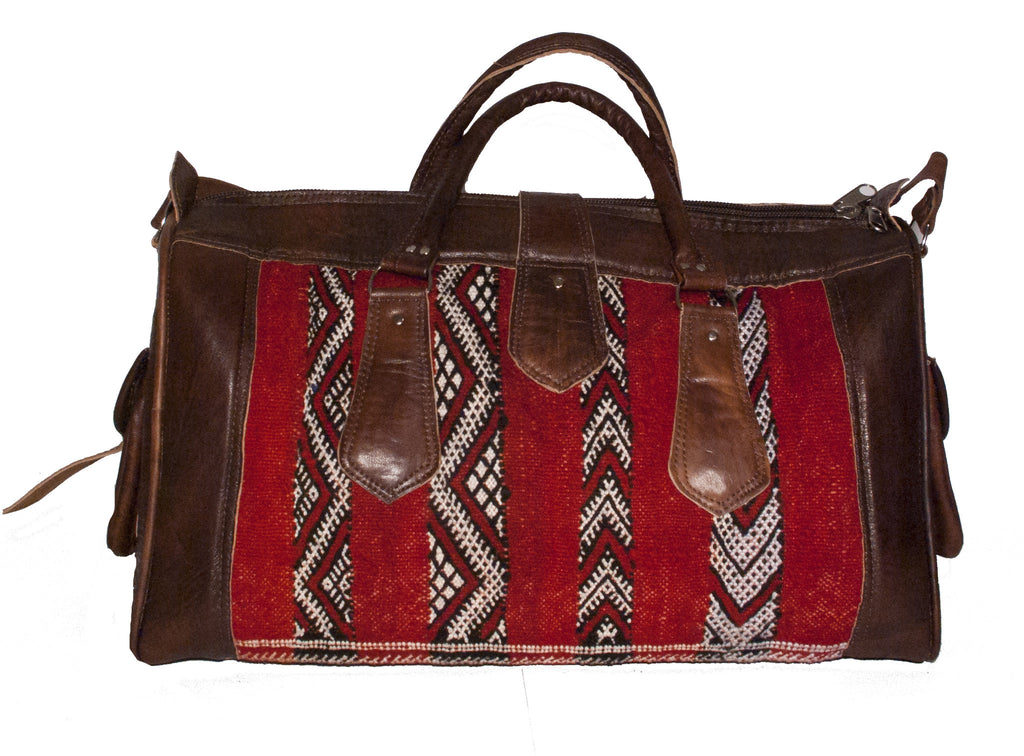 Moroccan Kilim Weekender Duffel Bag