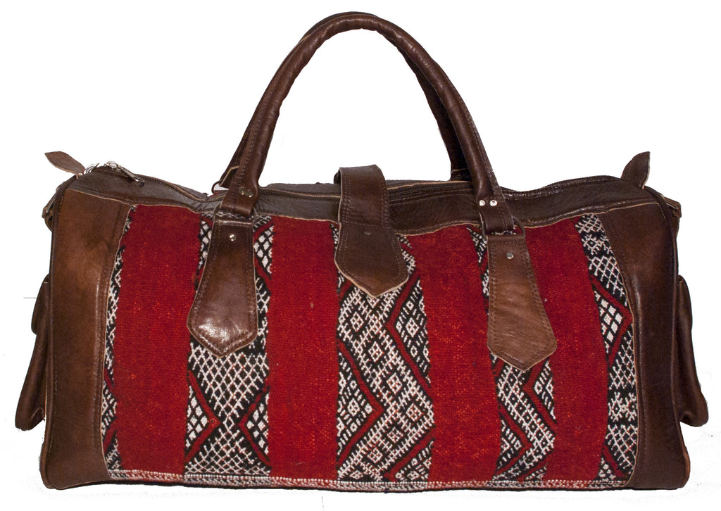 Moroccan Kilim Weekender Duffel Bag