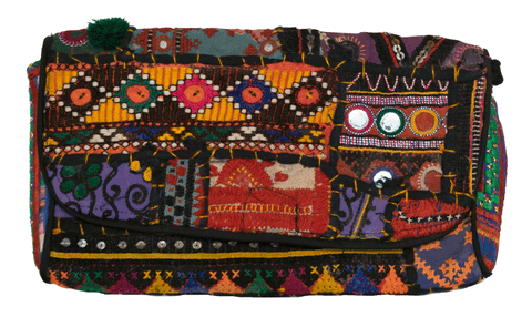 Vintage Banjara Textile Clutch