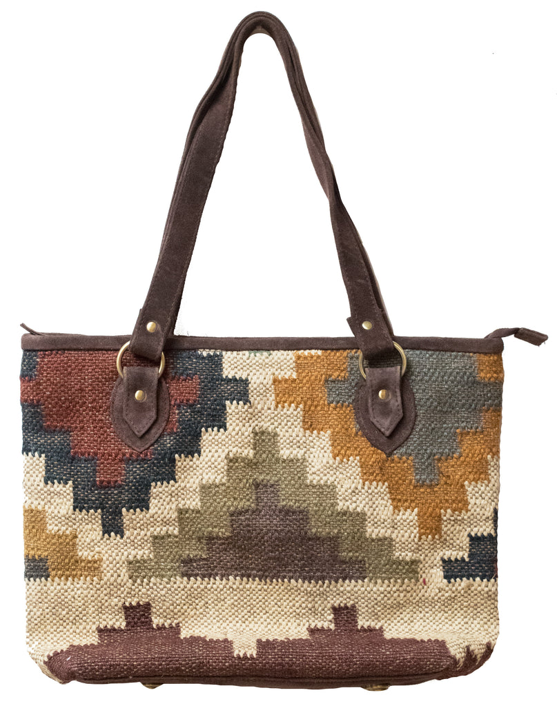 Indian Kilim Carpet Bag Purse