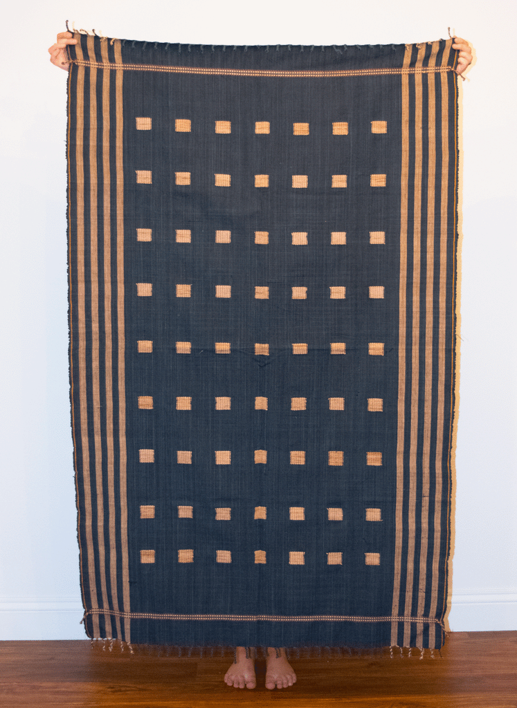 Burmese Tribal Blanket Front