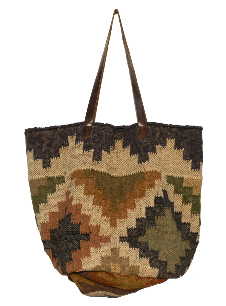 Indian Kilim Dhurrie Bag