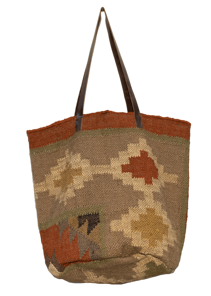 Indian Kilim Dhurrie Bag