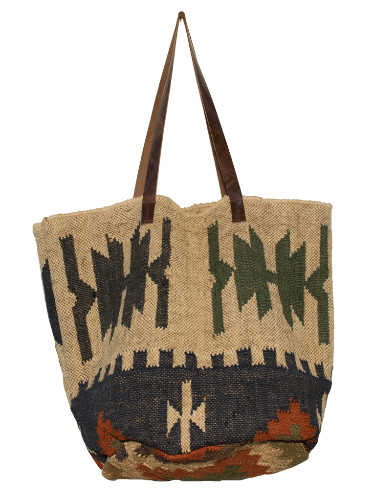 Indian Kilim Dhurrie Bag