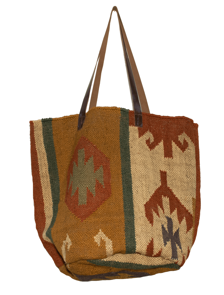 Indian Kilim Dhurrie Bag
