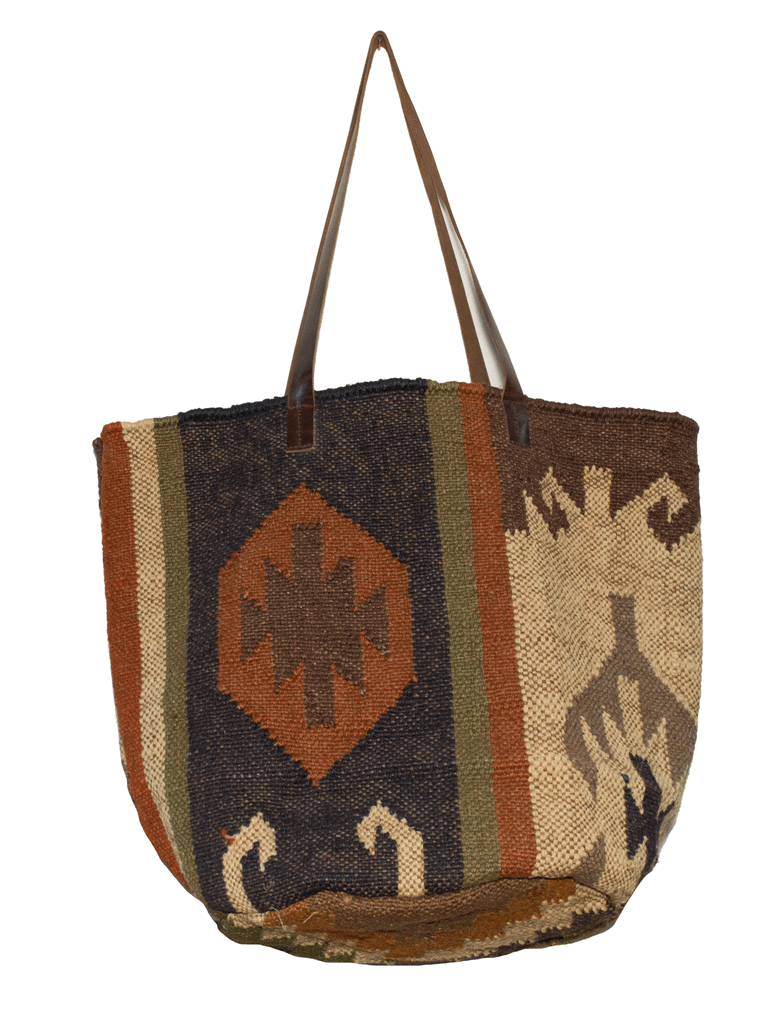 Indian Kilim Dhurrie Bag