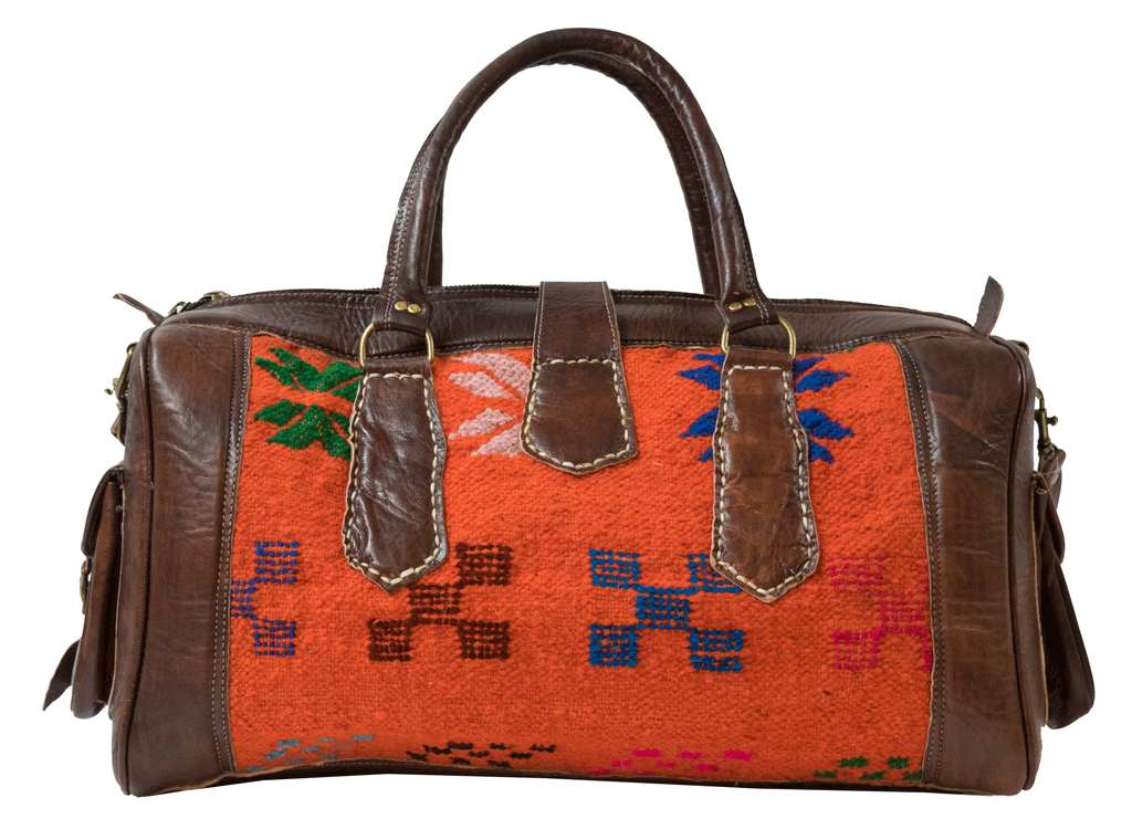 Moroccan Kilim Weekender Duffel