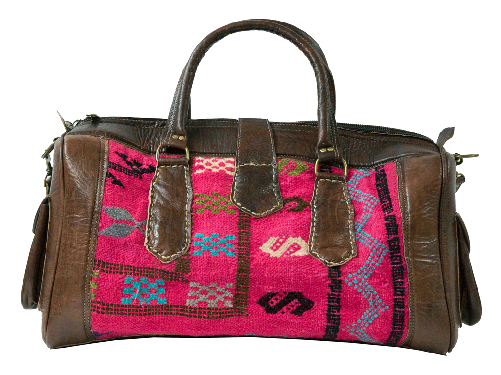 Moroccan Kilim Weekender Duffel