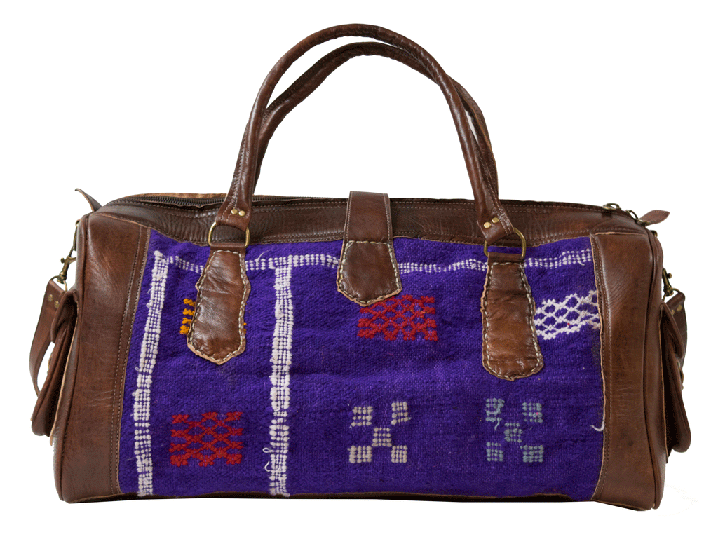 Moroccan Kilim Weekender Duffel