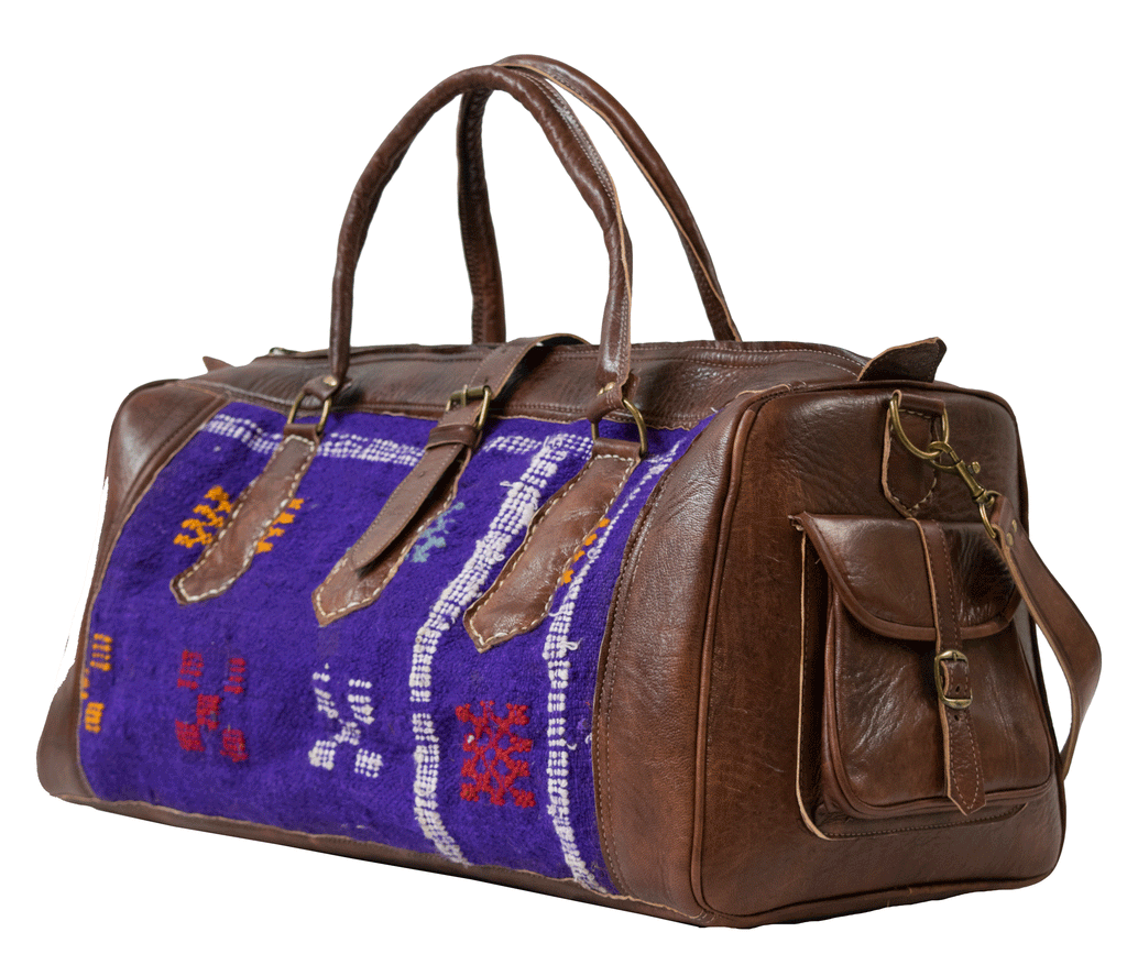Moroccan Kilim Weekender Duffel