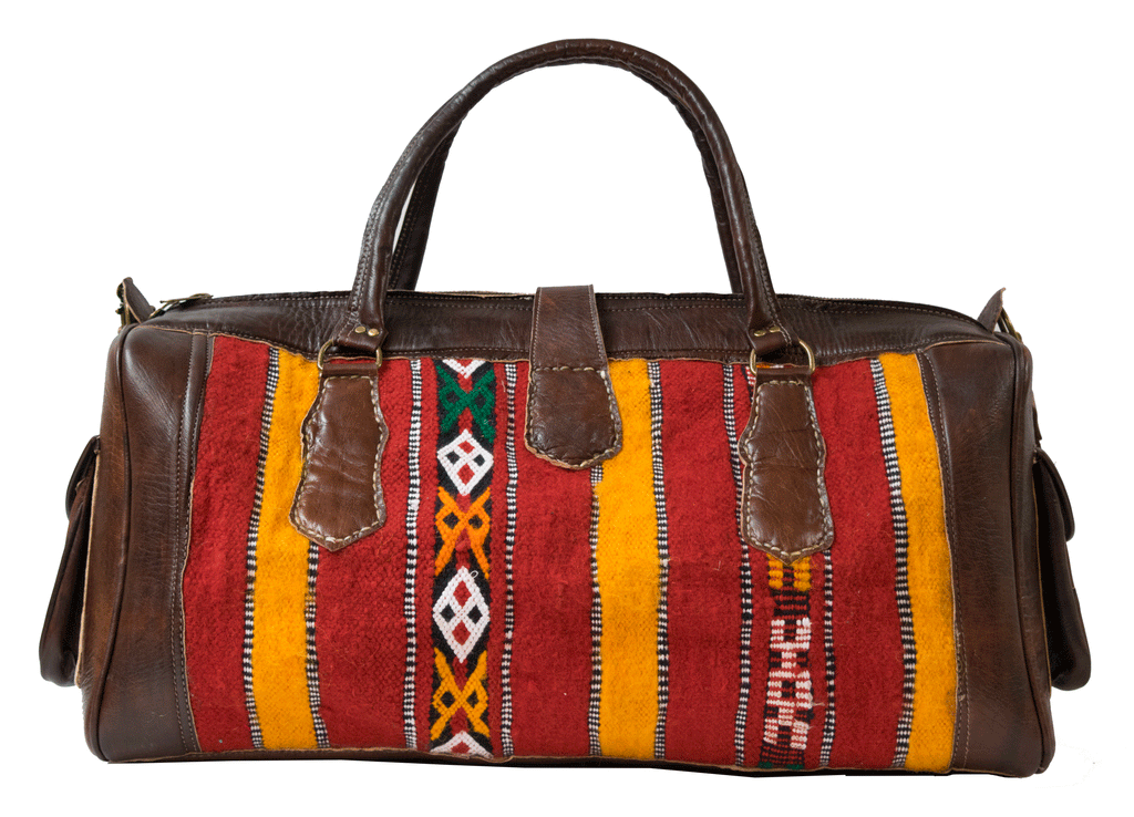 Moroccan Kilim Weekender Duffel