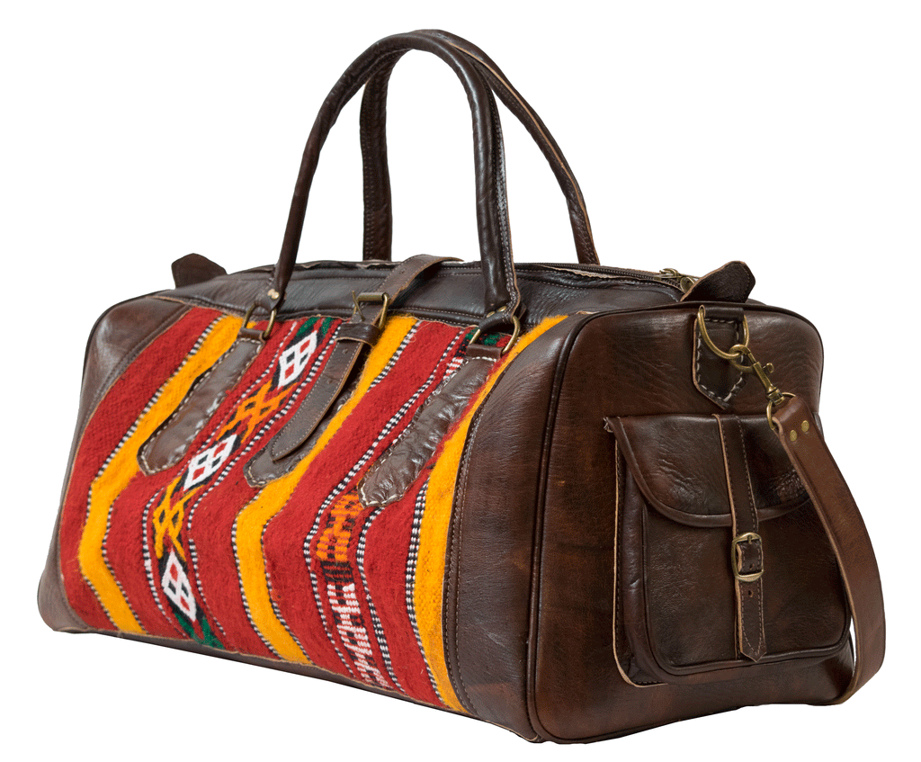 Moroccan Kilim Weekender Duffel