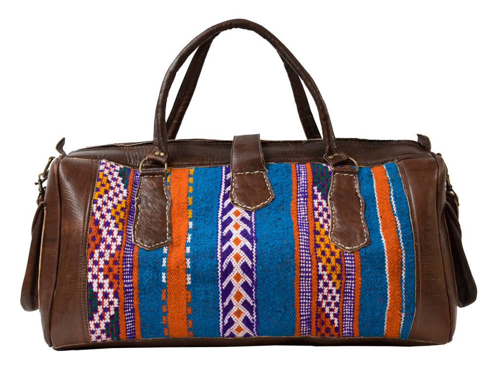 Moroccan Kilim Weekender Duffel