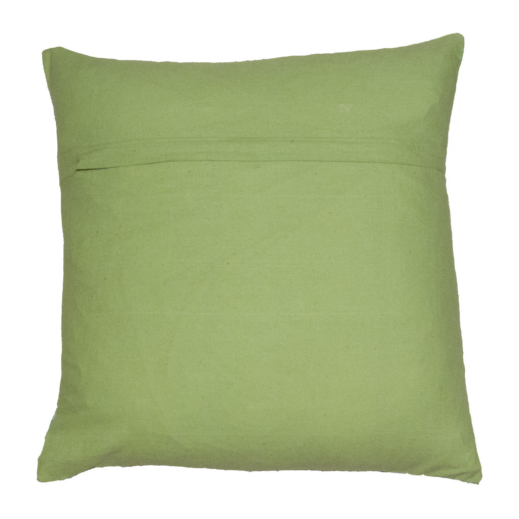 Indian Ikat Kantha Pillow