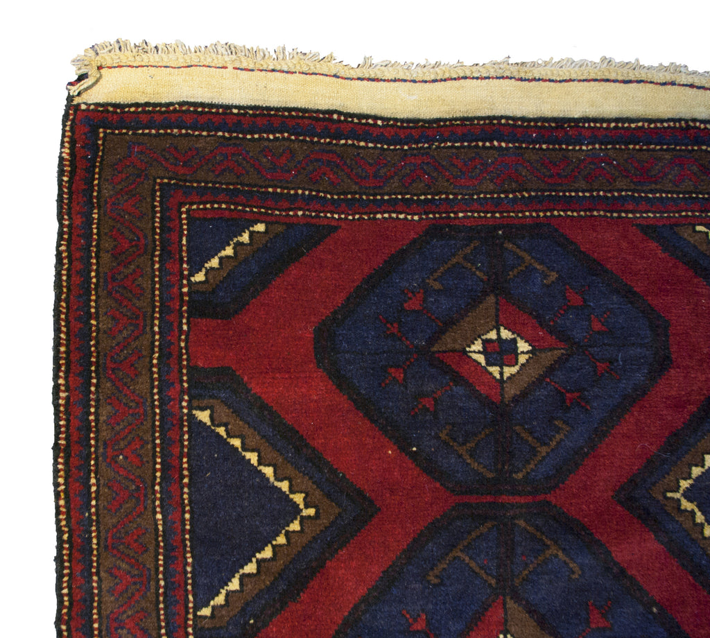 Vintage Tribal Beluch Rug