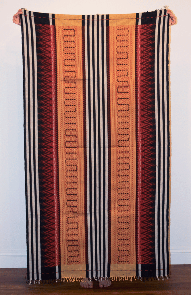 Burmese Tribal Blanket Back