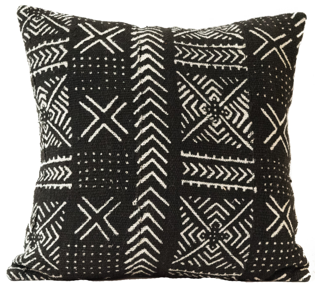 Mali Mudcloth Pillow | Worldwide Textiles