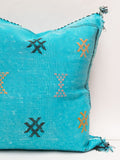 Moroccan Agave Cactus Silk Pillow