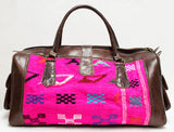 Moroccan Kilim Carpet Weekender Duffel Bag | Worldwide Textiles