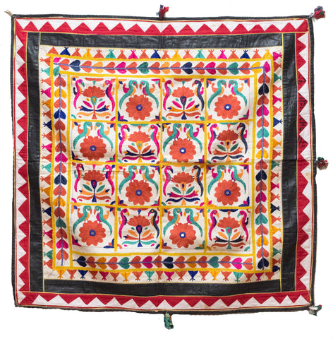 Vintage Indian Wall Hanging | Worldwide Textiles