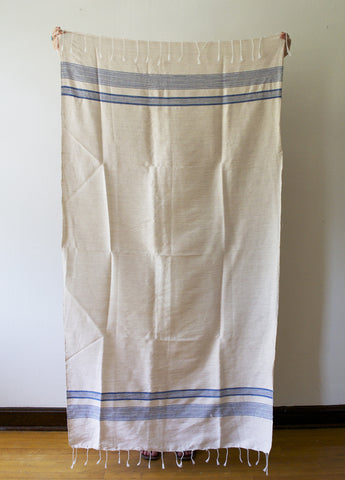 White-Blue Hammam Towel