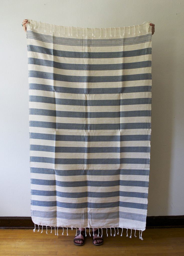 Gray-Blue Hammam Towel