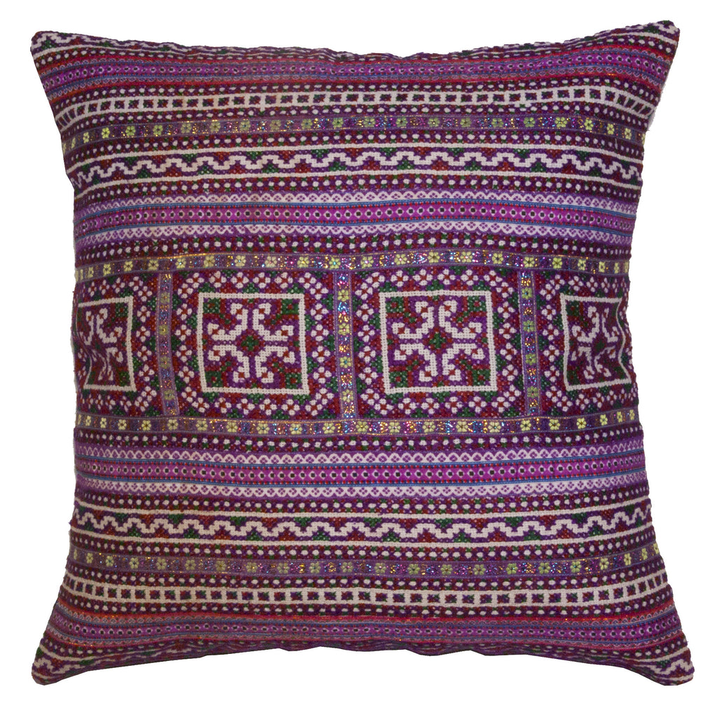 Hmong Embroidered Pillow